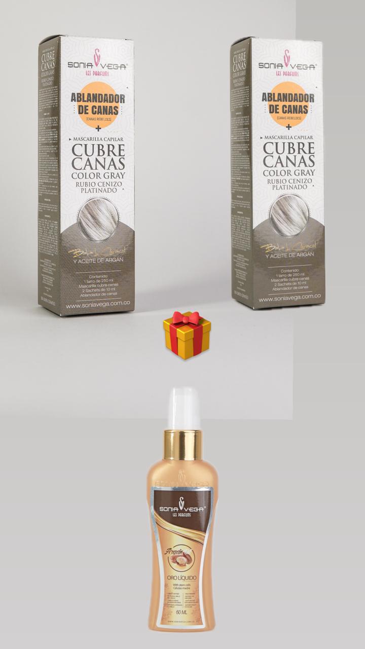 Compras 2 cubre canas y te obsequiamos un aceite de Argan image 0