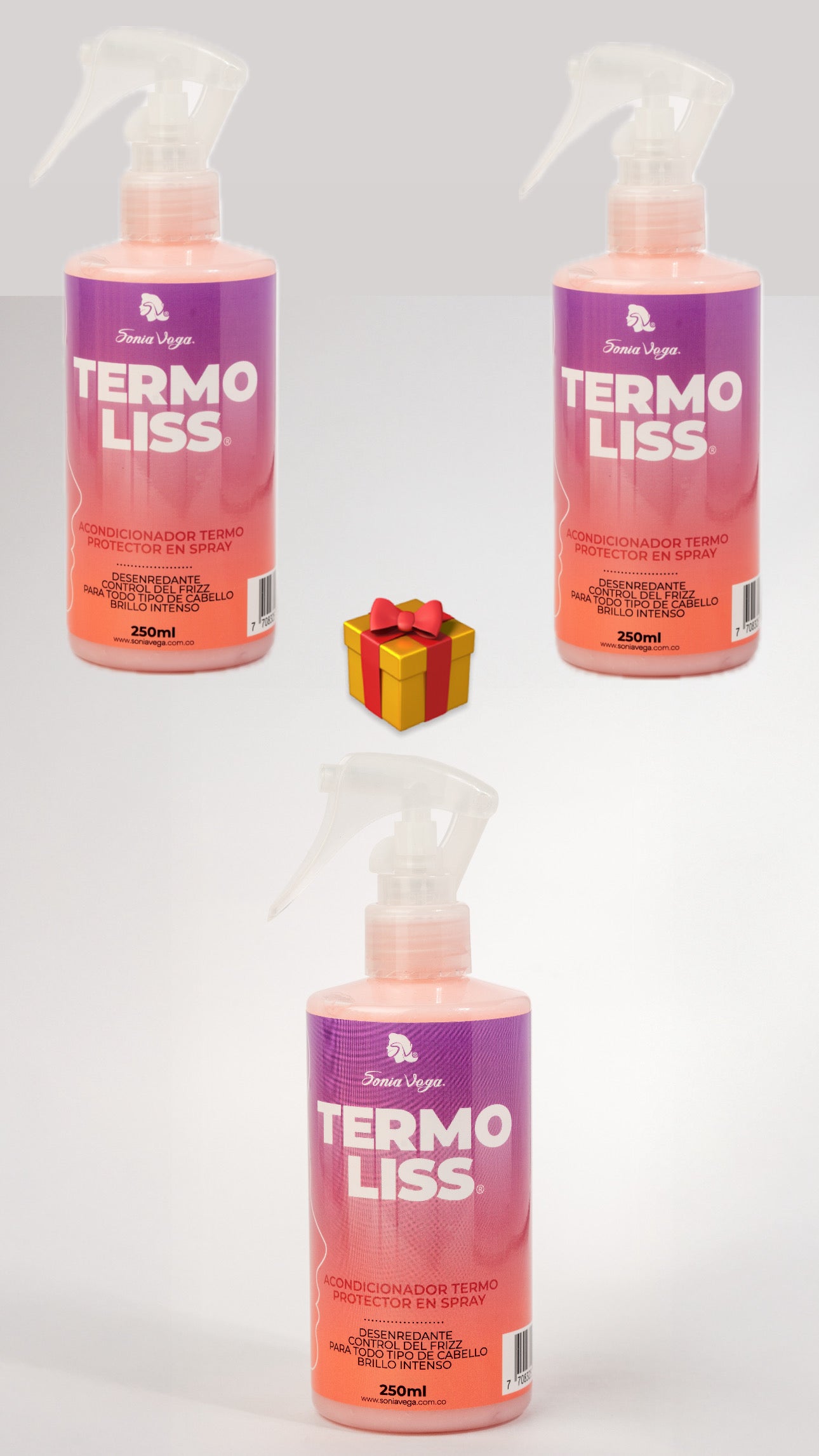 Pagas 2 termoliss en spray y recibes 1