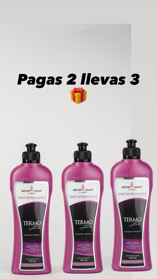 Pagas 2 termoliss y llevas 3