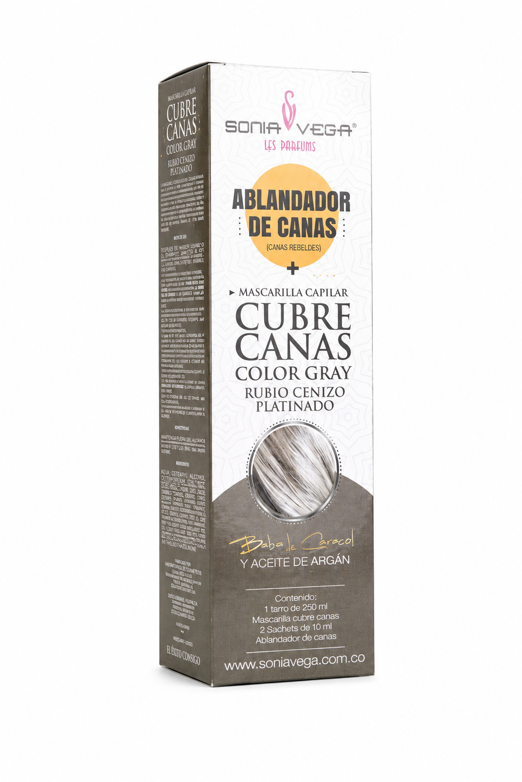 Cubre canas Rubio Ceniza Platino